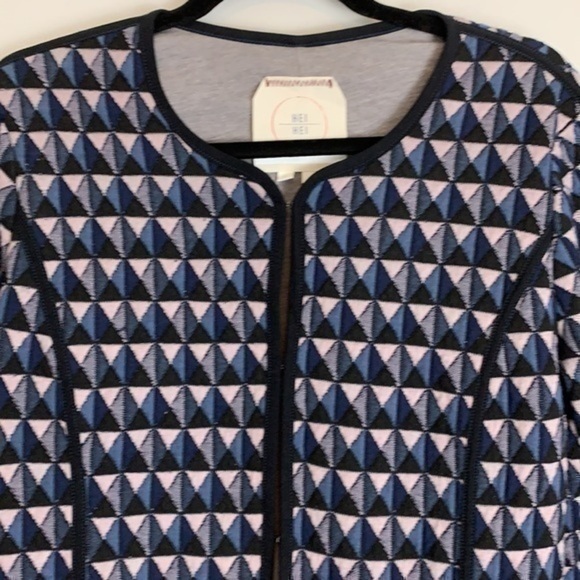Anthropologie Hei Hei Vala Geometric Quilt Jacket - Picture 2 of 12